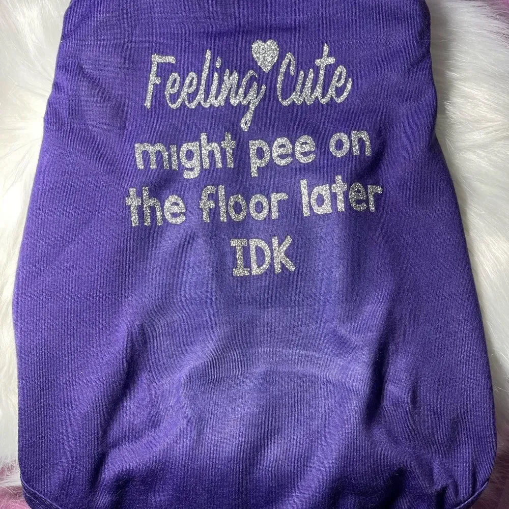 Hand Crafted funny dog Tshirt, Furbaby Clothes, Pet Apparel, Funny Dog‎ Shirt
